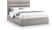 Adam - Linen Fabric Bed With 52" Headboard