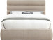 Adam - Linen Fabric Bed With 52" Headboard