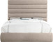 Adam - Linen Fabric Bed With 70.5" Headboard