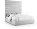 Adam - Linen Fabric Bed With 89" Headboard