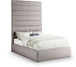 Adam - Linen Fabric Bed With 89" Headboard
