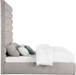 Adam - Linen Fabric Bed With 89" Headboard