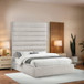 Adam - Linen Fabric Bed With 89" Headboard