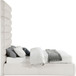 Adam - Linen Fabric Bed With 89" Headboard