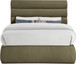 Adam - Boucle Fabric Bed With 52" Headboard