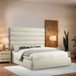 Adam - Boucle Fabric Bed With 70.5" Headboard