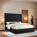 Adam - Boucle Fabric Bed With 70.5" Headboard