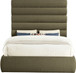Adam - Boucle Fabric Bed With 70.5" Headboard