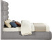 Adam - Boucle Fabric Bed With 70.5" Headboard