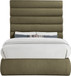 Adam - Boucle Fabric Bed With 70.5" Headboard
