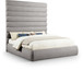 Adam - Boucle Fabric Bed With 89" Headboard
