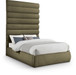Adam - Boucle Fabric Bed With 89" Headboard
