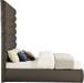 Adam - Boucle Fabric Bed With 89" Headboard