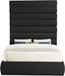 Adam - Boucle Fabric Bed With 89" Headboard