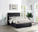 Adam - Chenille Fabric Bed With 52" Headboard