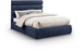 Adam - Chenille Fabric Bed With 52" Headboard