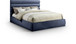Adam - Chenille Fabric Bed With 52" Headboard