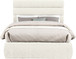 Adam - Chenille Fabric Bed With 52" Headboard