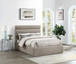 Adam - Chenille Fabric Bed With 52" Headboard