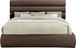 Adam - Chenille Fabric Bed With 52" Headboard