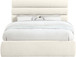 Adam - Chenille Fabric Bed With 52" Headboard