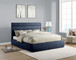 Adam - Chenille Fabric Bed With 52" Headboard