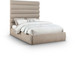 Adam - Chenille Fabric Bed With 70.5" Headboard