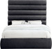 Adam - Chenille Fabric Bed With 70.5" Headboard