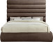 Adam - Chenille Fabric Bed With 70.5" Headboard