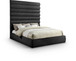 Adam - Chenille Fabric Bed With 89" Headboard