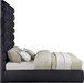 Adam - Chenille Fabric Bed With 89" Headboard