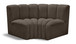 Arc - Boucle Fabric 2 Piece Modular Sofa