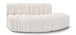 Arc - Boucle Fabric 3 Piece Modular Sofa