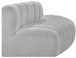 Arc - Boucle Fabric 3 Piece Modular Sofa