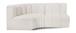 Arc - Boucle Fabric 3 Piece Sofa