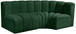 Arc - Boucle Fabric 3 Piece Sofa