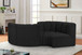 Arc - Boucle Fabric 4 Piece Curved Modular Sofa