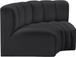 Arc - Faux Leather 2 Piece Modular Sofa