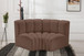 Arc - Faux Leather 2 Piece Modular Sofa
