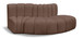 Arc - Faux Leather 3 Piece Modular Sofa