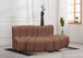 Arc - Faux Leather 3 Piece Modular Sofa