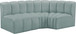 Arc - Faux Leather 3 Piece Sofa