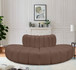 Arc - Faux Leather 4 Piece Modular Sofa