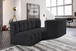 Arc - Faux Leather 4 Piece Sofa