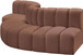 Arc - Faux Leather 5 Piece Modular Sofa