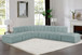Arc - Faux Leather 7 Piece Corner Modular Sofa
