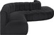 Arc - Faux Leather 7 Piece Modular Sofa