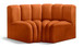 Arc - Velvet 2 Piece Modular Sofa