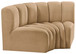 Arc - Velvet 2 Piece Modular Sofa