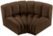 Arc - Velvet 2 Piece Modular Sofa